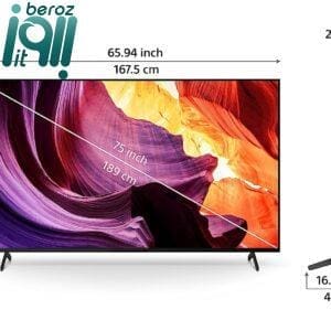 تلویزیون 75 اینچ مدل SONY 75x80k (گارانتی اصلی سونی در ایران)