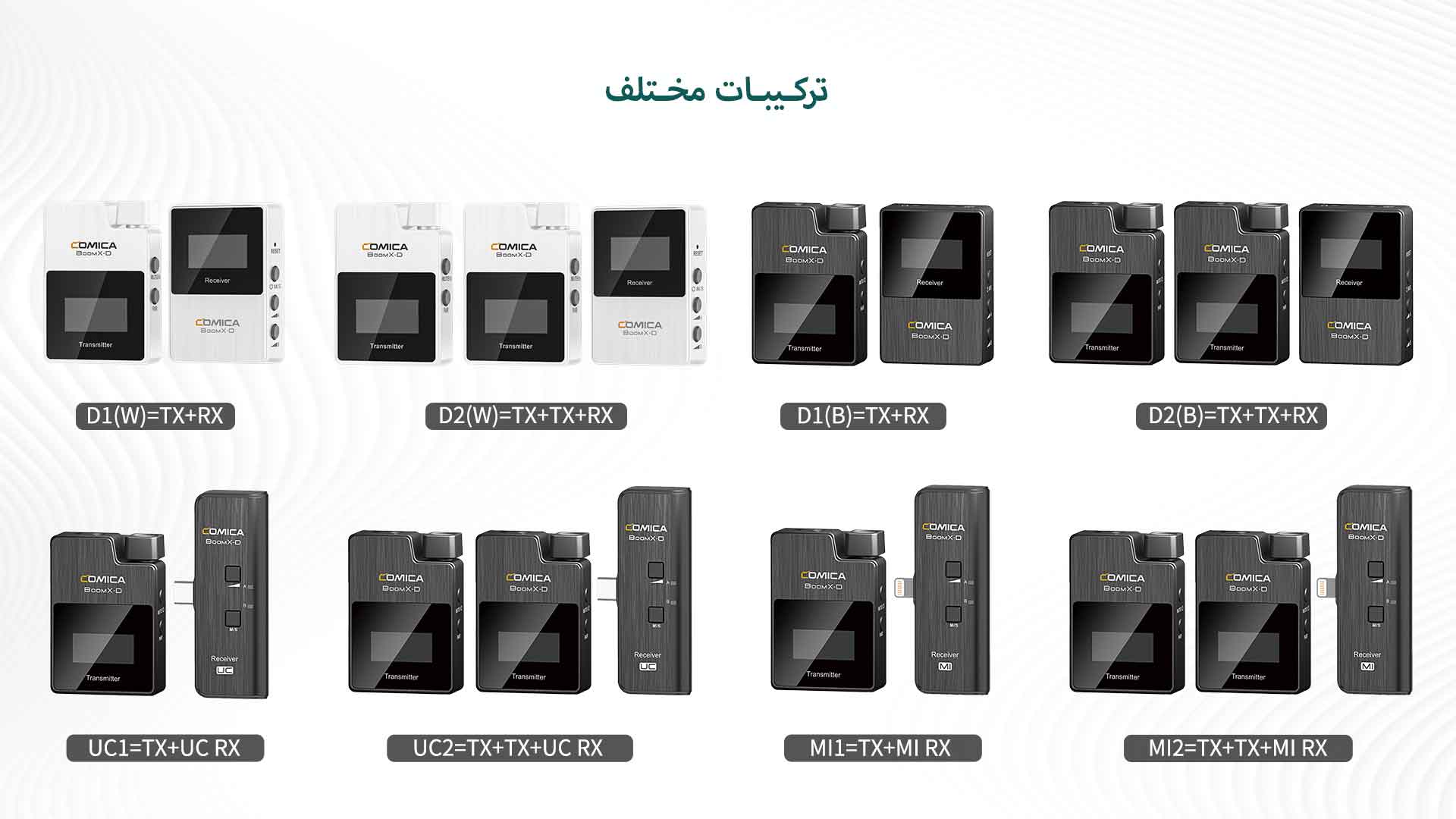 گیرنده بی سیم کامیکا BoomX-D RX (گارانتی اصلی کامیکا در ایران) «اورجینال ارسال 1 ساعته» فروشگاه اینترنتی بروز آی تی