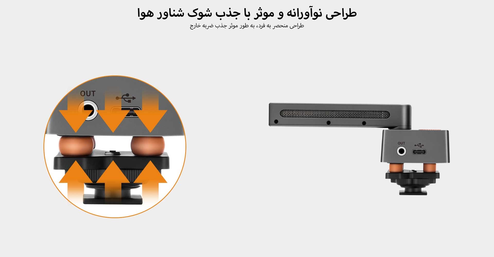 میکروفن شات گان کامیکا مدل Traxshot (گارانتی اصلی کامیکا در ایران) «اورجینال ارسال 1 ساعته» فروشگاه اینترنتی بروز آی تی