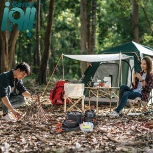 ست وسایل آشپزی کمپینگ گرین لاین Green Lion Portable Camping Cookware GNCMPCKSETOBK