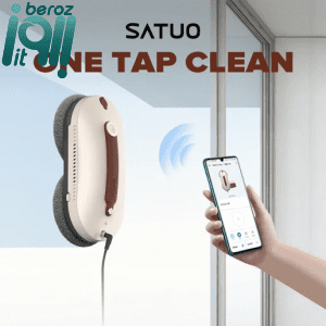 شیشه پاک کن رباتیک هوشمند مدل Satuo Zero Pro (نسخه اصلی – ارسال 1 ساعته)