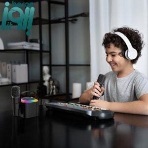 ست میکروفن بی سیم گرین لاین مدل 2in1 Karaoke Speaker