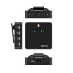 میکروفن بی سیم مدل دو کانال wireless microphone SK750 بسته 3 عددی