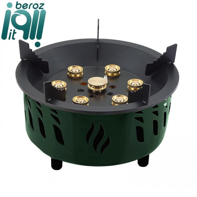 اجاق سفری گرین لاین مدل 7 Burner Camping