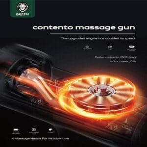 ماساژور تفنگی گرین لاین Green Lion contento massage gun